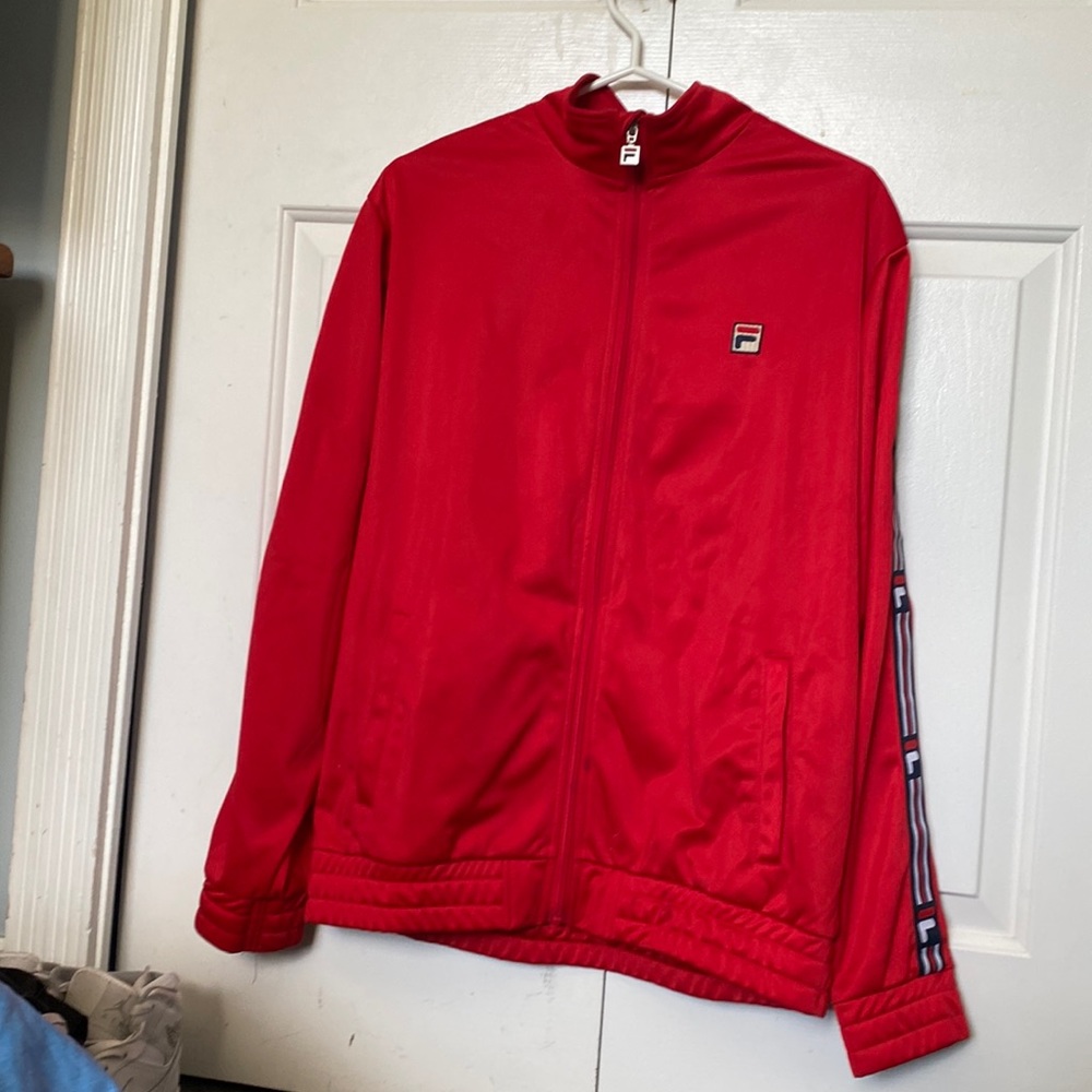 Fila Red zip up jacket
